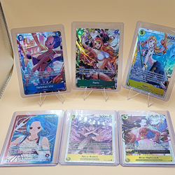 Bandai One Piece Card Game 6-Card Holo Lot Nami Vivi Robin Boa Hancock - Image 1