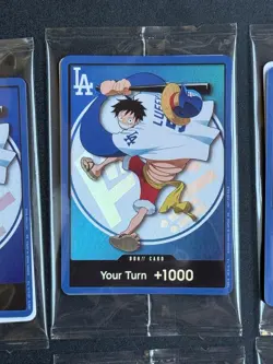 2026 ONE PIECE DODGERS MONKEY D LUFFY DON CARD PROMO 7/2/26 SEALED - Lot Of 6 - Image 4