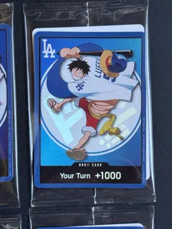 2026 ONE PIECE DODGERS MONKEY D LUFFY DON CARD PROMO 7/2/26 SEALED - Lot Of 6 - Image 5