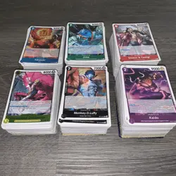 One Piece Card Game 600x Foil Rare Cards Bundle Job Lot Collection Eng CCG TCG - Image 1