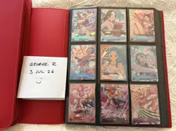 One Piece Binder Collection Card Lot Mixed English And Japanese - Image 1