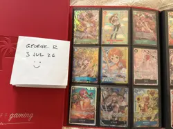 One Piece Binder Collection Card Lot Mixed English And Japanese - Image 2
