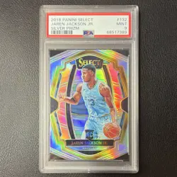 2018 Panini Select Jaren Jackson Jr. Premier Level Silver Prizm RC #132 PSA 9 - Image 1