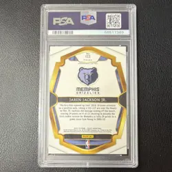 2018 Panini Select Jaren Jackson Jr. Premier Level Silver Prizm RC #132 PSA 9 - Image 2