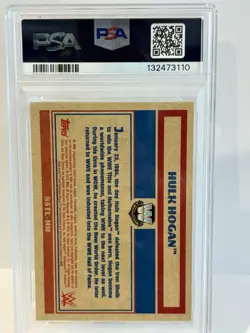 2025 Topps Chrome WWE #HH Hulk Hogan 1985 Legends GOLD /50 PSA 10 Gem Pop 3 - Image 2
