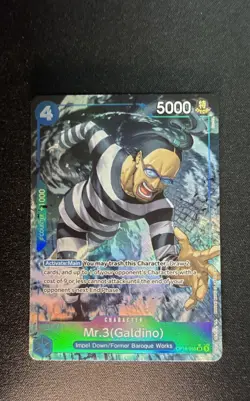 Mr.3(Galdino) (056) (Alternate Art) OP16-056 The Time of Battle Foil - Image 1