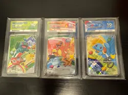 Pokemon First Partners Kanto Starters ACE 10 Perfect Subs Sequential Set - Gen 1 - Image 1