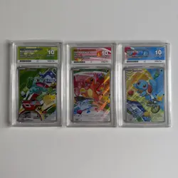 Pokemon First Partners Kanto Starters ACE 10 Perfect Subs Sequential Set - Gen 1 - Image 1