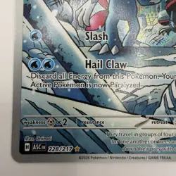 Weavile 228/217 Pokemon ME: Ascended Heroes Illustration Rare Holo 2026 NM - Image 5