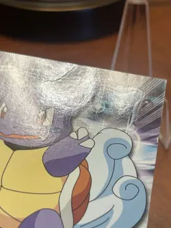 Wartortle #8 Topps Trading Cards Series 1 Pokemon 1999-black Logo-MP - Image 2