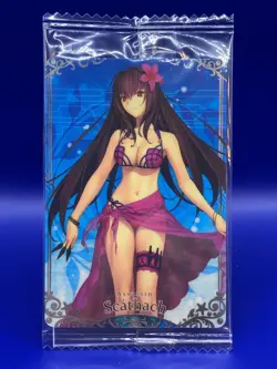 Scathach Assassin Fate Grand Order Wafer Card FGO BANDAI TCG Japanese Vol.4 N10 - Image 1