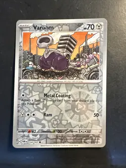 2024 Pokemon S&V Twilight Masquerade Reverse Holo Foil Varoom 124 /167 - Image 1