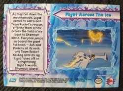 Topps Pokemon The Movie 2000 LUGIA ACROSS THE ICE SILVER FOIL CARD #54 Blue Logo - Image 2