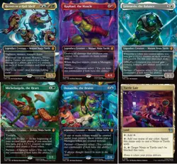 MTG Commander Heroes in a Half Shells Deck - Raph Mikey TMNT - NM - 100 Cards - Image 1