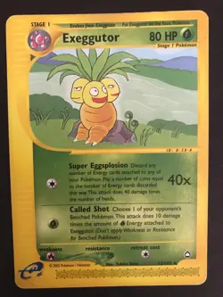 Aquapolis set 2002 Pokemon trading card Moderately Played - Pick Your Card - Image 2
