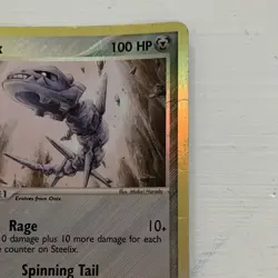 Steelix 23/100 Ex Sandstorm Reverse Holo Foil Rare Pokemon Card DMG - Image 3