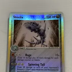 Steelix 23/100 Ex Sandstorm Reverse Holo Foil Rare Pokemon Card DMG - Image 5