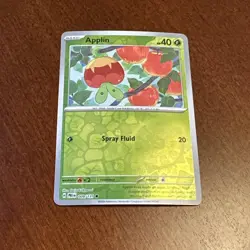 Applin 009/131 Prismatic Evolutions Reverse Holo Pokemon TCG Card - Image 1
