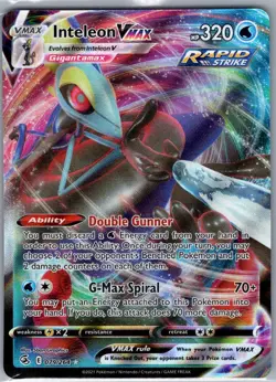 Inteleon VMAX 079/264 SWSH08: Fusion Strike - Pokemon Card - NM - Image 1