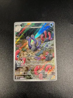 Pokemon TCG Wugtrio Scarlet & Violet Paldean Fates Holo Card 224/091 - Image 1