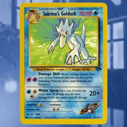 Sabrina's Golduck #30/132 Gym Challenge Non-Holo Pokemon Card ☆Lightly Played/NM - Image 1