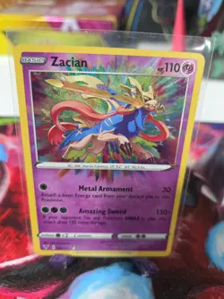 Pokemon Zacian 082/185 Amazing Rare Pokemon Card Vivid Voltage NM-M #11 - Image 1
