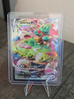 Pokemon TCG Snorlax VMAX Holo Ultra Rare Card 142/202 Sword & Shield NM - Image 1