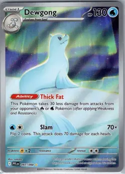 Dewgong 097/094 ME02: Phantasmal Flames - Pokemon Card - NM - Image 1
