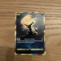 Pokemon Umbreon Special Doujin Art Textured Holo Card - Image 1