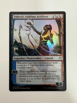 Saheeli Sublime Artificer Foil MTG Magic the Gathering Card NM Near Mint WAR - Image 1