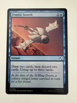 Frantic Search Foil MTG Magic the Gathering Card NM Near Mint TLE - Image 1