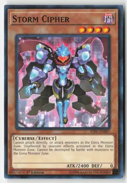 Yugioh - Storm Cipher SDPL-EN007 1st Edition - Common - Image 1