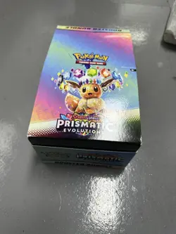 Pokemon TCG: Prismatic Evolutions Booster Bundle Display Case - Unsealed - Image 2