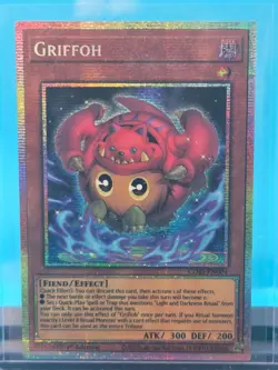 🔥 YUGIOH! GRIFFOH CORI-EN004 STARLIGHT RARE 1ST EDITION NM CHAOS ORIGINS 🔥 - Image 1