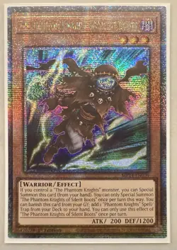Yugioh! 1x The Phantom Knights of Silent Boots MP24-EN039 QCScR 1st Ed NM - Image 1