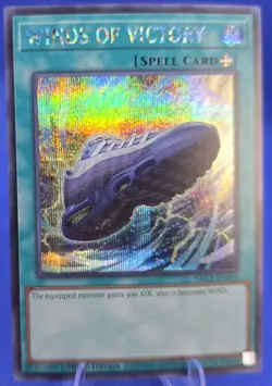 YUGIOH WINDS OF VICTORY NKC1-EN001 PRISMATIC SECRET LIMITED ED NM PROMO - Image 2