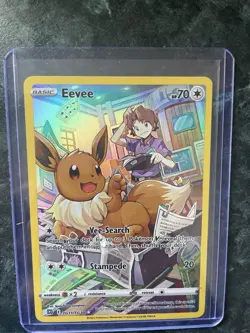 Eevee TG11/TG30 Ultra Rare Trainer Gallery Card Brilliant Stars NM Condition - Image 1