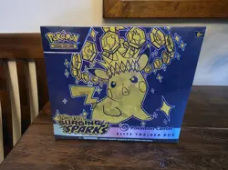 Pokemon TCG Scarlet Violet Surging Sparks Pokemon Center Elite Trainer Box ETB - Image 1