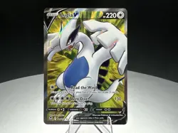 Lugia V (Full Art) SWSH12: Silver Tempest - Pokemon LP 185/195 - Image 1