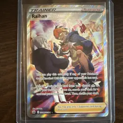 Pokemon TCG Raihan GG65/GG70 Crown Zenith Galarian Gallery Ultra Rare Holo EN - Image 1
