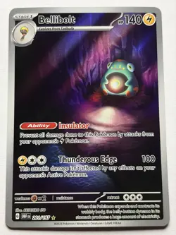 Bellibolt 201/197 SV03 Obsidian Flames Illustration Rare Near Mint - Image 1