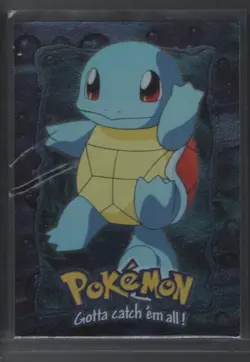 1999 Topps Pokemon the First Movie #E7 #07 Squirtle - Stage Foil - Image 1