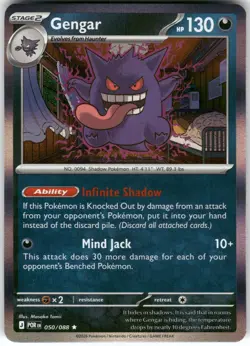 Gengar 050/088 Rare Perfect Order Pokemon Holo Near Mint - Image 1