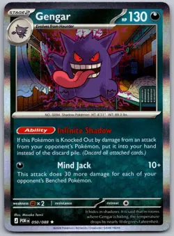 Gengar 050/088 Rare Perfect Order Pokemon Holo Near Mint - Image 1