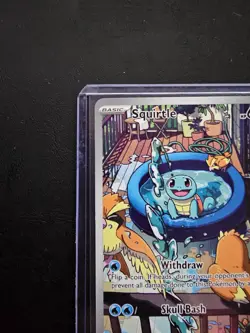 2024 Pokemon Stellar Crown Squirtle #148/142 NM - Image 3