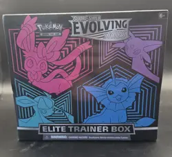 Pokemon TCG Evolving Skies Elite Trainer Box ETB New Sealed + Acrylic Case - Image 4