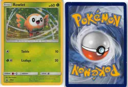 Rowlet SM22 Promo SM Black Star Promos Pokemon LP - Image 3
