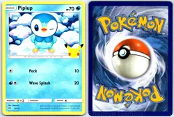 Piplup 020/025 Promo McDonald's 25th Anniversary Promos Pokemon NM Shibuzoh. - Image 3