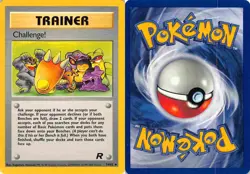 Challenge! 74/82 Uncommon Team Rocket Pokemon LP - Image 3