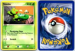 Treecko 67/100 Common Crystal Guardians Pokemon LP Adachi - Image 3